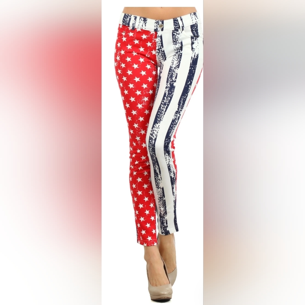 NWT - YELETE Fashion Mic Women's 5 Pocket Button Pull On Jeggings Size M/L